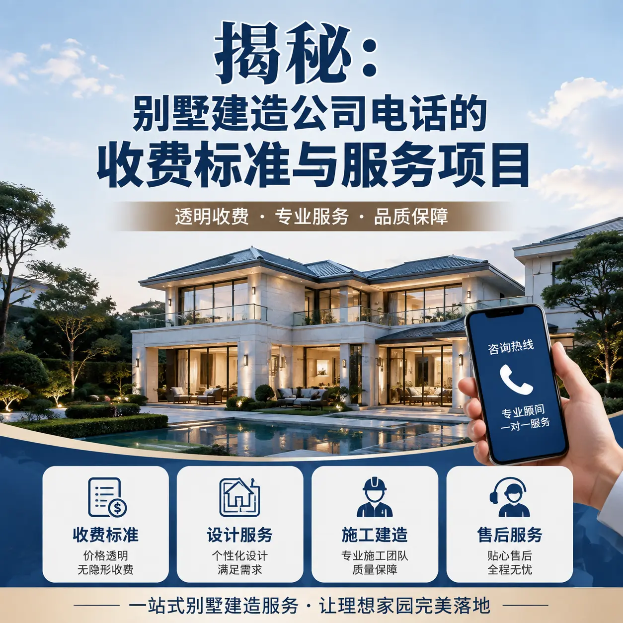 揭秘:遵义别墅建造公司电话的收费标准与服务项目