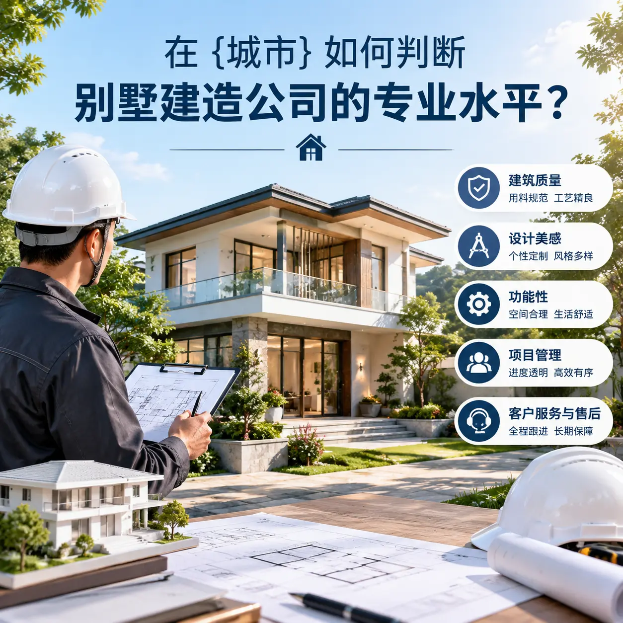 在 遵义 如何判断别墅建造公司的专业水平?
