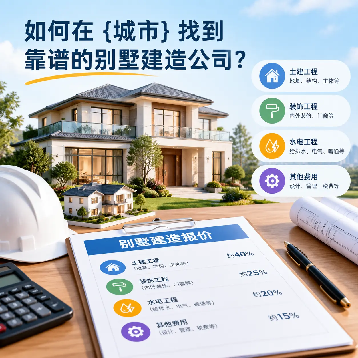 如何在 遵义 找到靠谱的别墅建造公司?