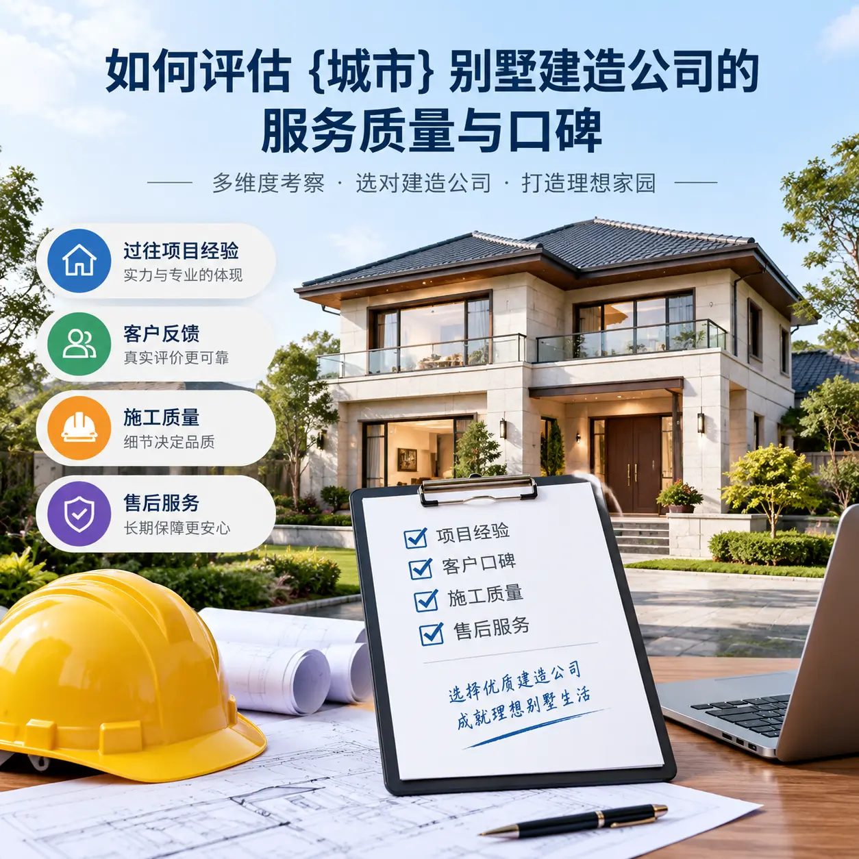 如何评估 遵义 别墅建造公司的服务质量与口碑