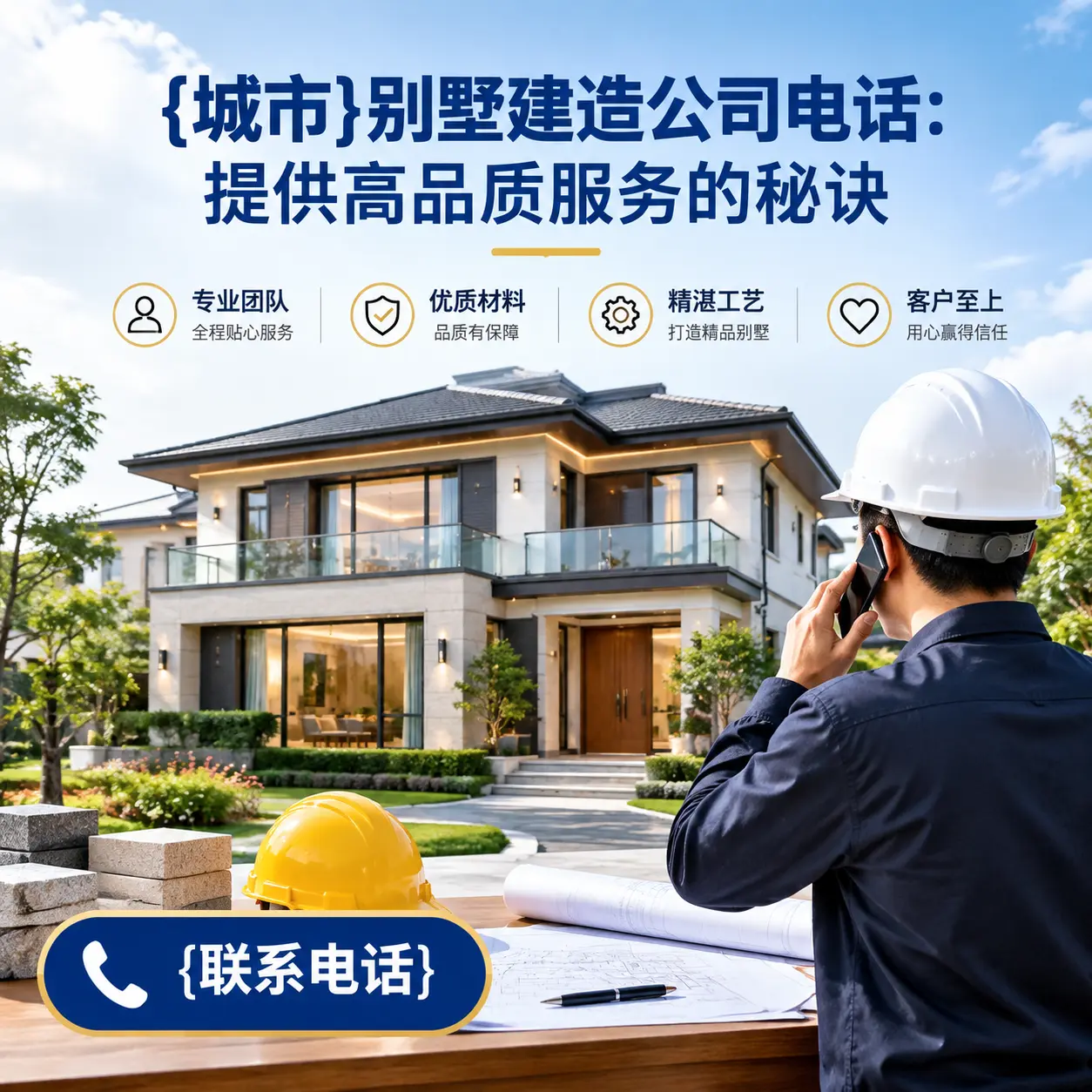 遵义别墅建造公司电话:提供高品质服务的秘诀