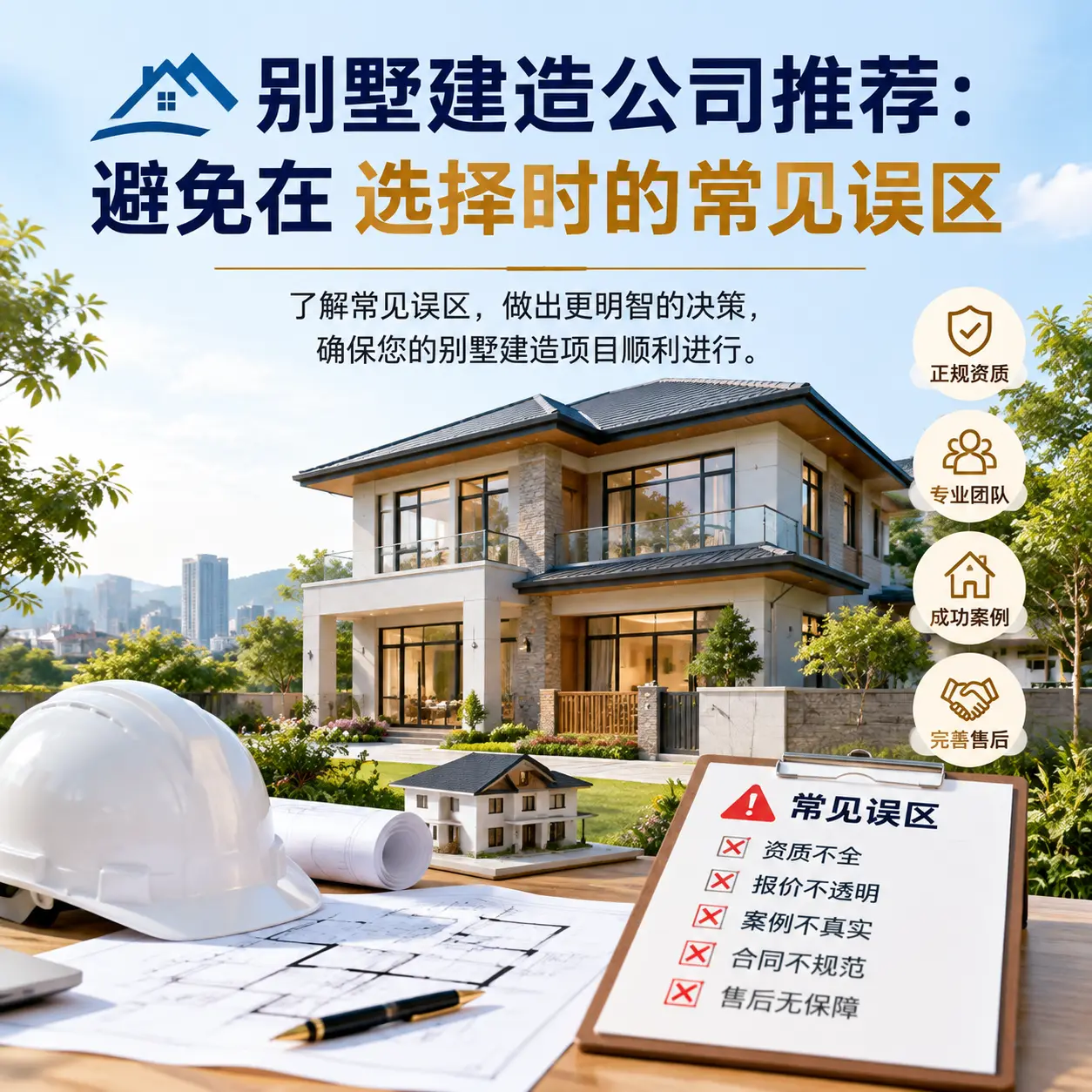 别墅建造公司推荐:避免在 遵义 选择时的常见误区