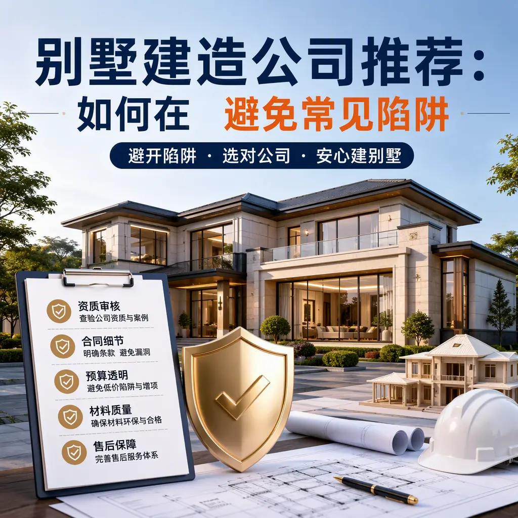 别墅建造公司推荐:如何在 遵义 避免常见陷阱