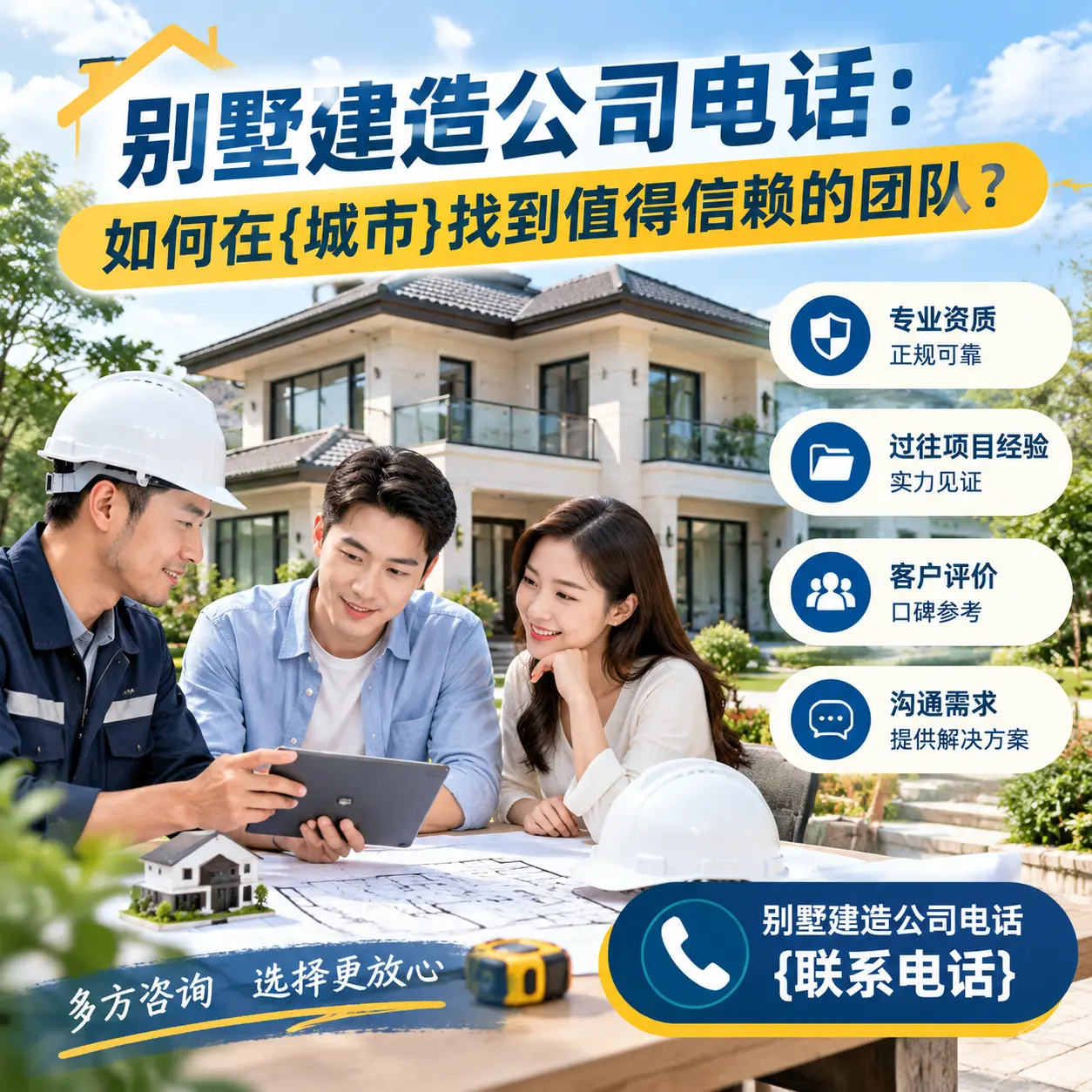 别墅建造公司电话：如何在遵义找到值得信赖的团队？