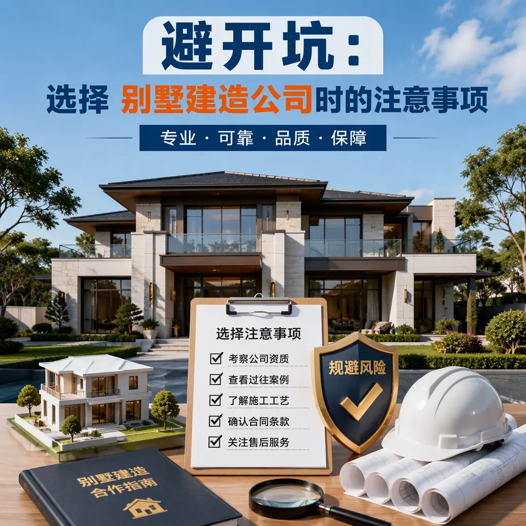 避开坑:选择 遵义 别墅建造公司时的注意事项