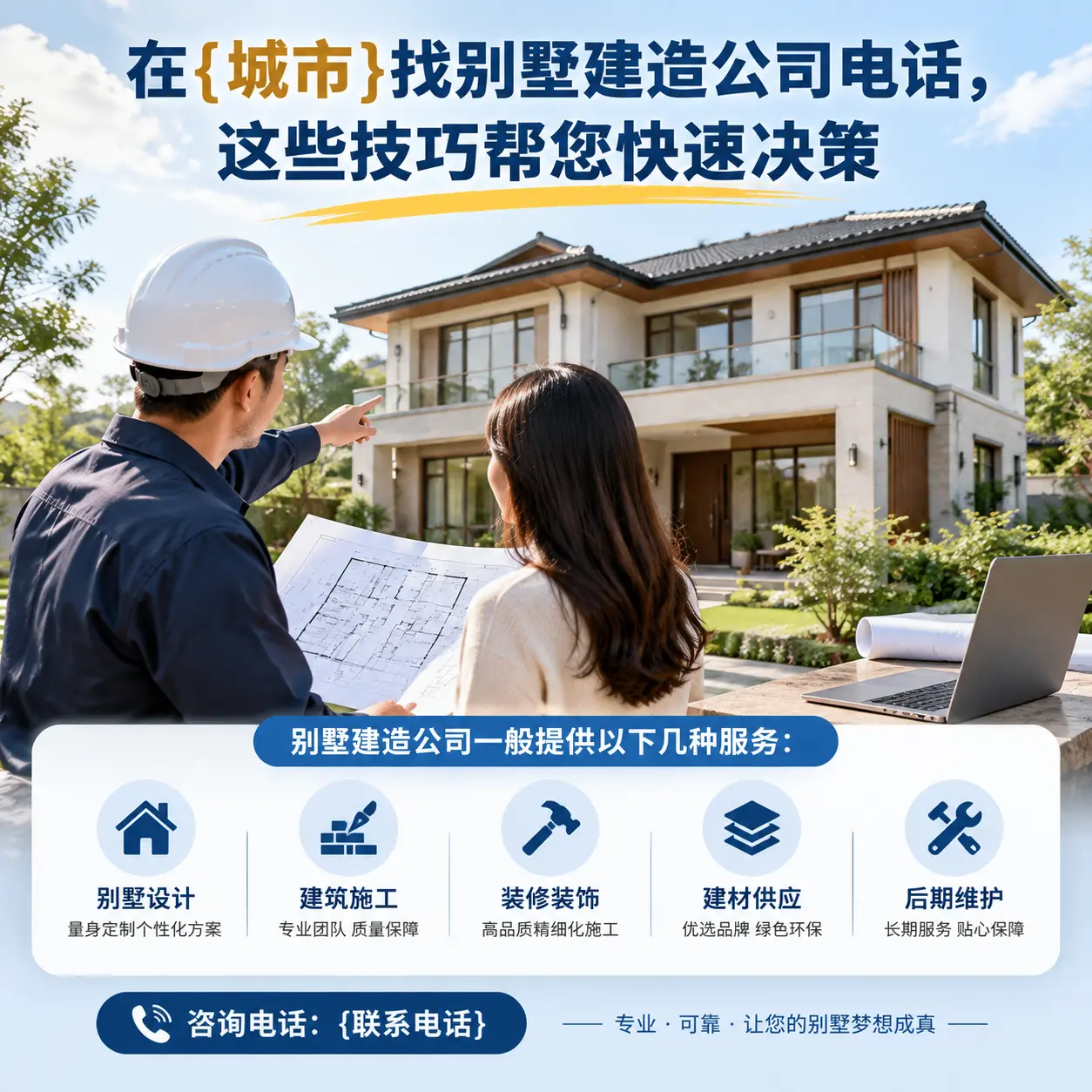 在遵义找别墅建造公司电话,这些技巧帮您快速决策