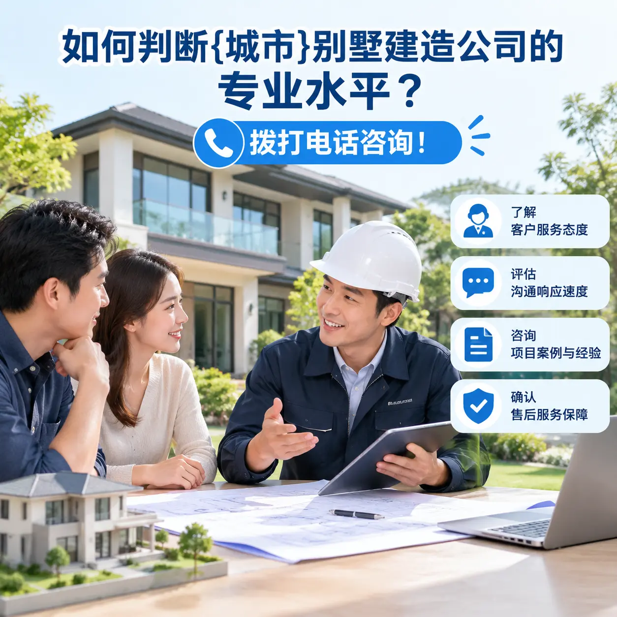 如何判断遵义别墅建造公司的专业水平?拨打电话咨询!